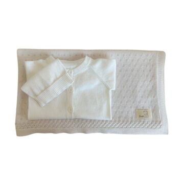 Комплект: нежна прегръдка за бебе, cotton Gush 19 100% органичен памук