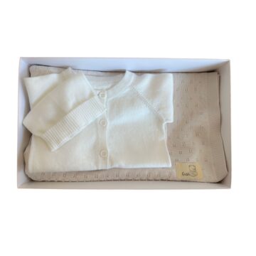 Комплект: нежна прегръдка за бебе, cotton Gush 30 100% органичен памук