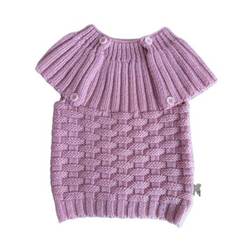 Вълнено детско елече, merino Gush 14 100% мерино вълна