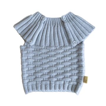 Вълнено детско елече, merino Gush 13 100% мерино вълна