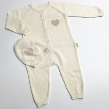Бебешко боди от органичен памук в цвят ванилия