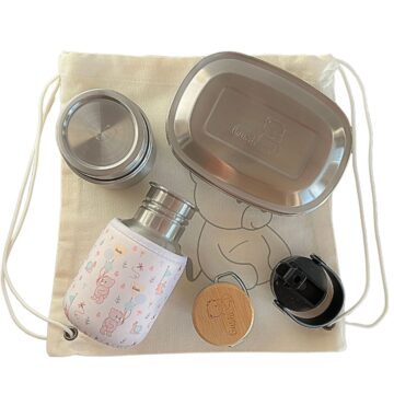 Детство мое с Gush, без опаковка 4 19 комплект съдове за храна и напитки подходящ за малки деца