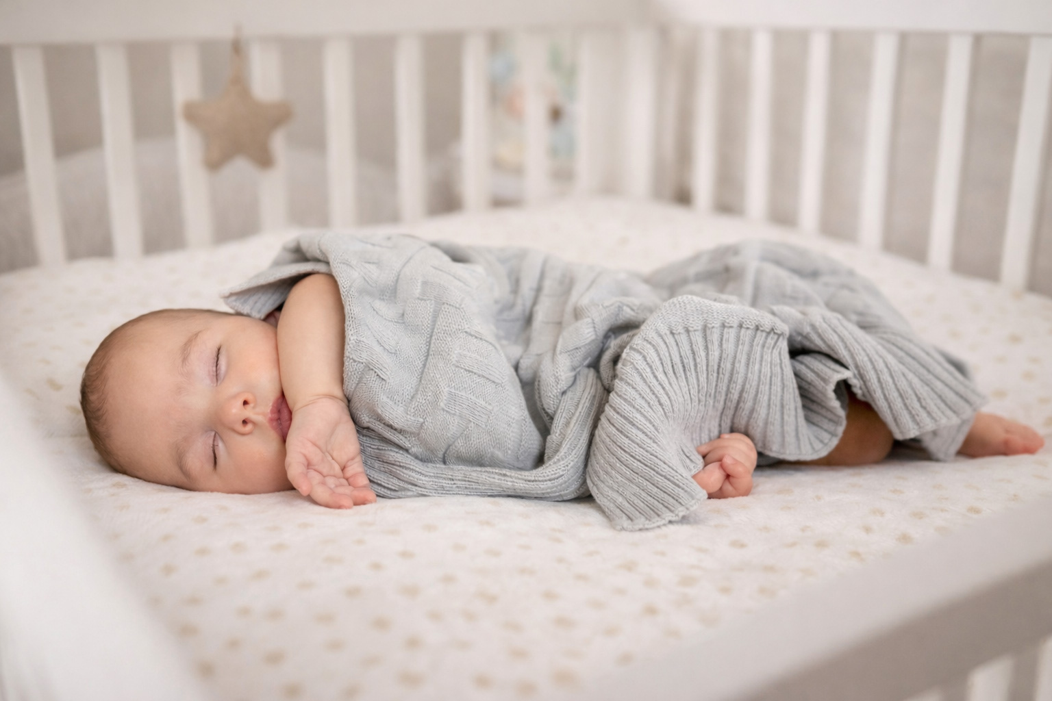 Детско памучно одеяло, organic Gush 1 детско плетено одеяло от 100% органичен памук