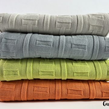Плетено детско одеяло от био памук, четири цвята