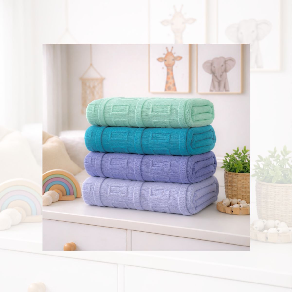 Детско памучно одеяло, organic Gush 10 100% органичен памук