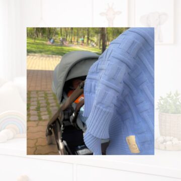 Детско памучно одеяло, organic Gush 32 100% органичен памук