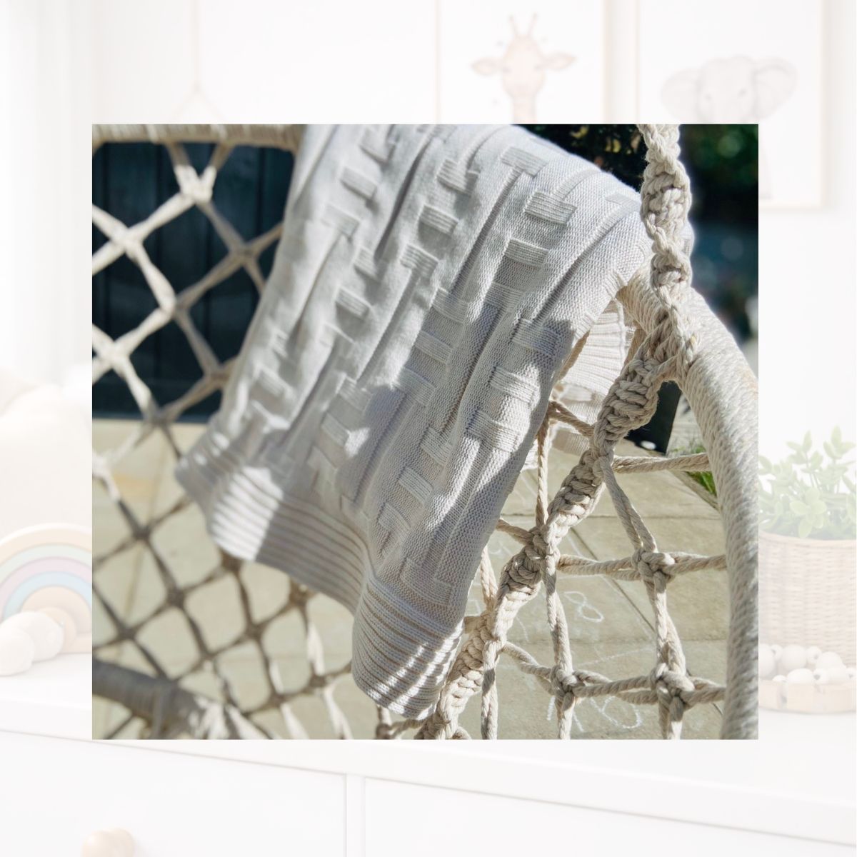 Детско памучно одеяло, organic Gush 16 100% органичен памук