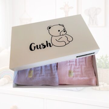 Пакет детско памучно одеяло, organic Gush х 2 27 100% органичен памук