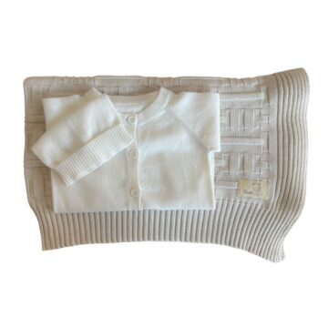Комплект: нежна прегръдка за бебе (2), cotton Gush 25 100% органичен памук