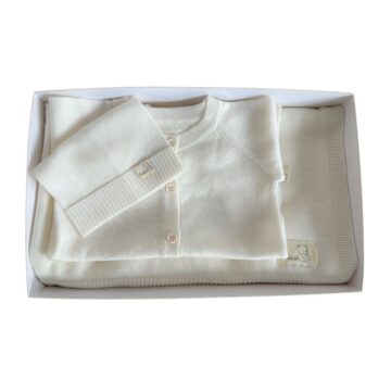 Комплект пелена и дрешки за новородено, merino Gush 23 100% фина мерино вълна