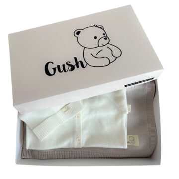 Комплект пелена и дрешки за новородено, merino Gush 25 100% фина мерино вълна