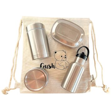 Детство мое с Gush, без опаковка 2 39 комплект съдове за храна и напитки подходящ за малки деца