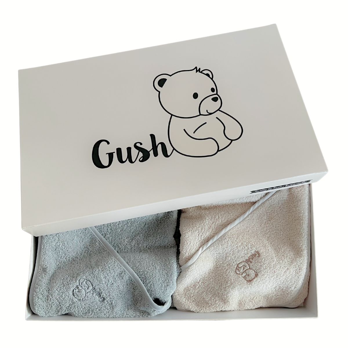 Пакет класическа хавлия Gush х 2 1 прекрасен подарък за новородени бебета и малки деца