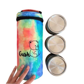 Практично решение за домашна храна извън дома, кетъринг. Буркани с плътно затваряне направени от 100% стомана за хрнаителни нужди.