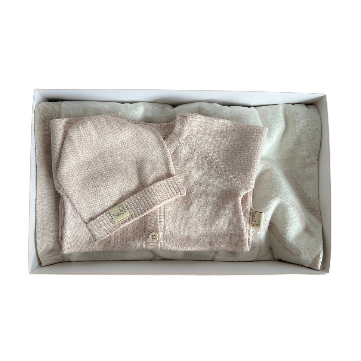 Комплект за бебе Gush: органична памучна дрешка и мерино одеяло за всеки сезон 2 3 Комплект за бебе Gush: органична памучна дрешка и мерино одеяло за всеки сезон