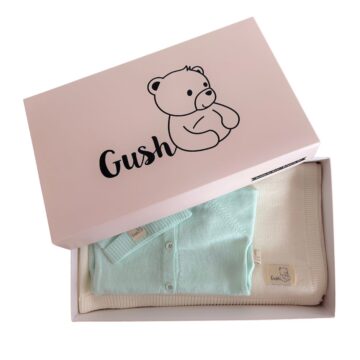 Комплект за бебе Gush: органична памучна дрешка и мерино одеяло за всеки сезон 3 20 Комплект за бебе Gush: органична памучна дрешка и мерино одеяло за всеки сезон