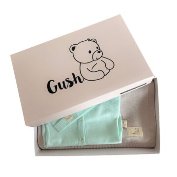 Комплект за бебе Gush: органична памучна дрешка и мерино одеяло за всеки сезон 3 27 merino odeyalo i dreshka ot organichen pamuk komplekt GUSH za vseki sezon 00017