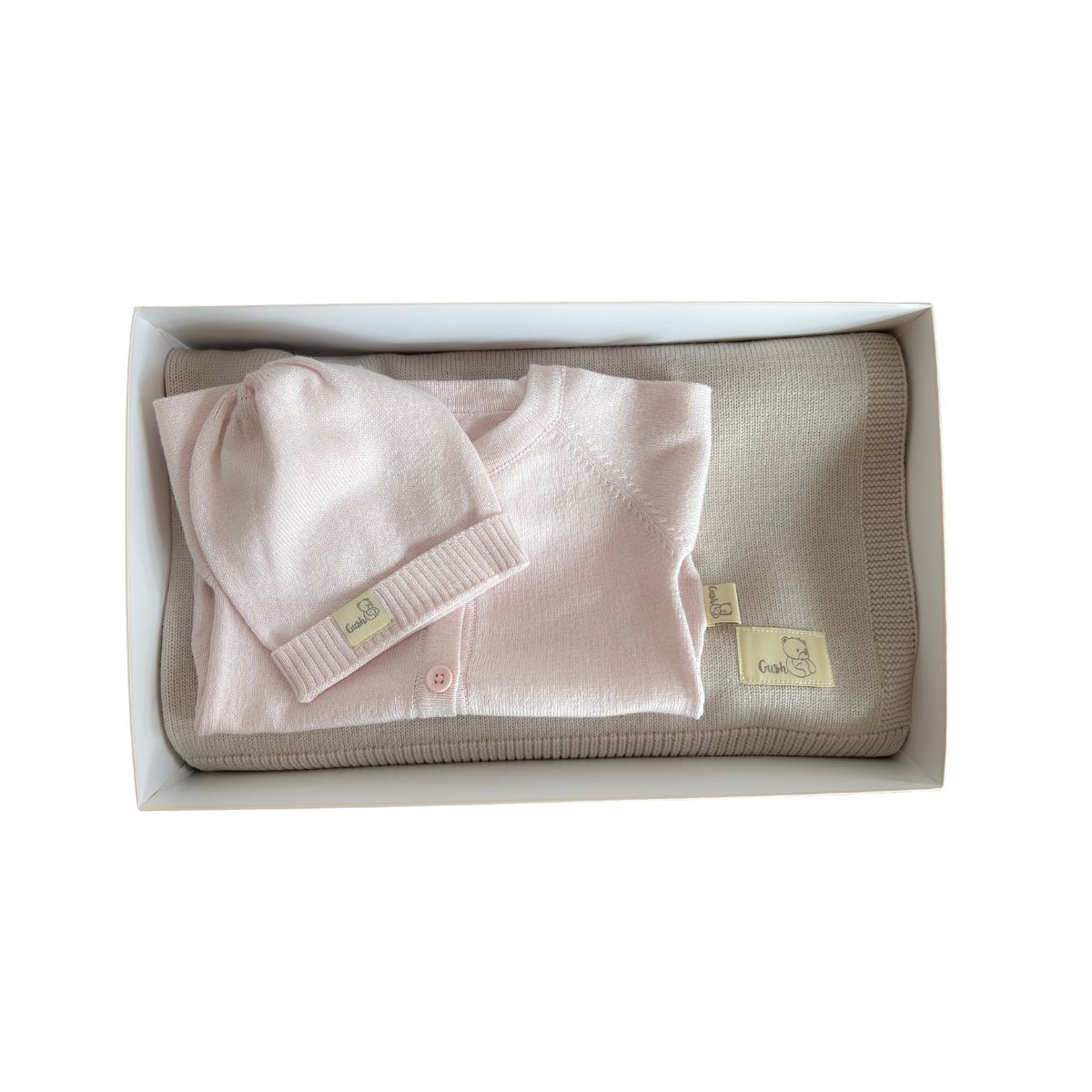 Комплект за бебе Gush: органична памучна дрешка и мерино одеяло за всеки сезон 3 4 Комплект за бебе Gush: органична памучна дрешка и мерино одеяло за всеки сезон 3 - Image 4