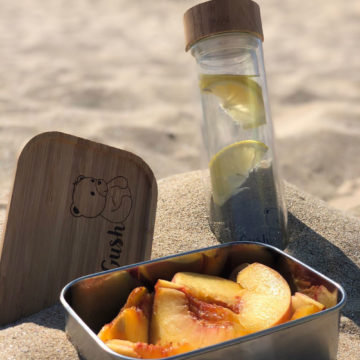 Стоманена кутия за храна на плажа