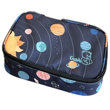 Несесер за училищни помагала с голяма вместимост – събира всичко необходимо на едно място.