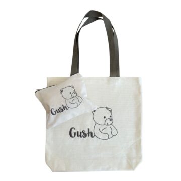 Памучна чанта с дръжки Gush - tote bag и памучен несесер Gush