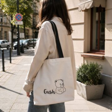 Памучна чанта с дръжки Gush - tote bag