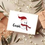 Поздравителна картичка Gush
