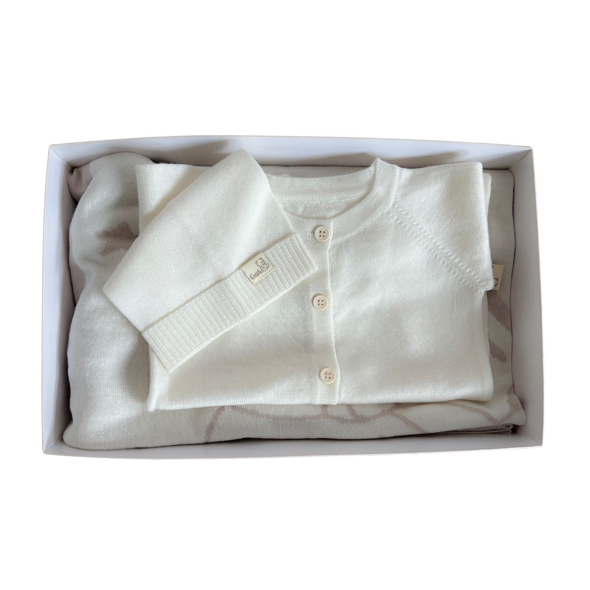 Комплект: Сгушен в мекото облаче на, merino Gush 2 Комплект продукти за бебе от 100% мерино вълна