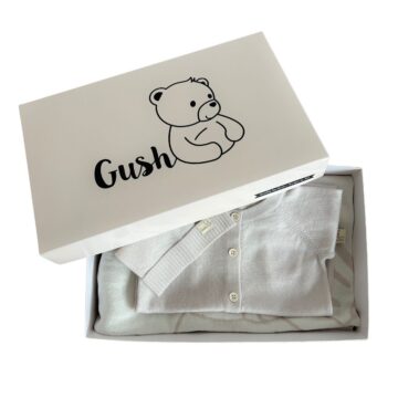 Комплект: Сгушен в мекото облаче на, merino Gush 20 Комплект продукти за бебе от 100% мерино вълна