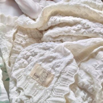 Комплект за бебе Gush: органична памучна дрешка и мерино одеяло за всеки сезон 1 19 вълшебства Gush